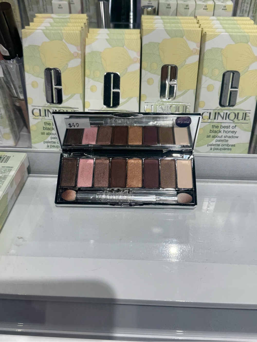 Clinique Eyeshadow Palette - Pink, Brown & Gold Tones